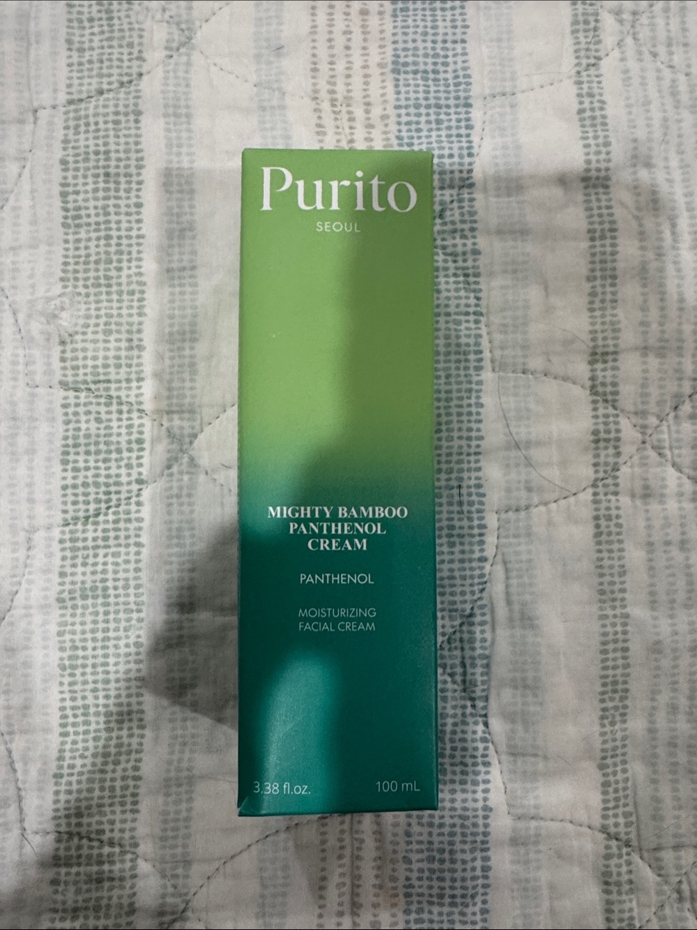 Mighty Bamboo Panthenol Cream - Green Moisturizing Facial Cream